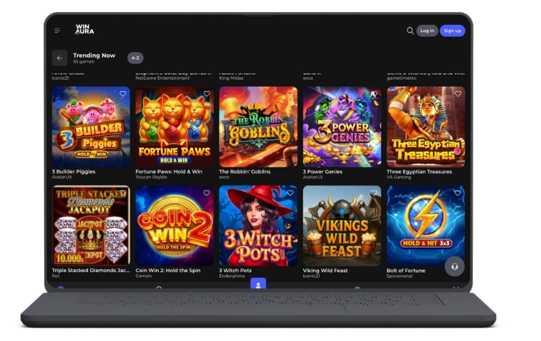 WinAura Casino login